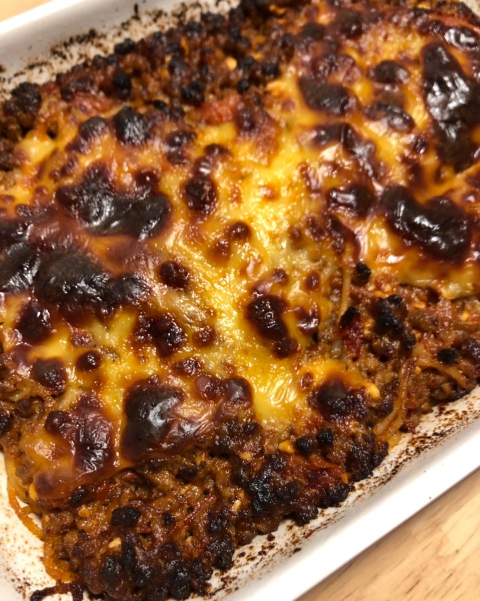 意式芝士番茄肉酱焗意大利面烤箱版 媲美餐厅😋