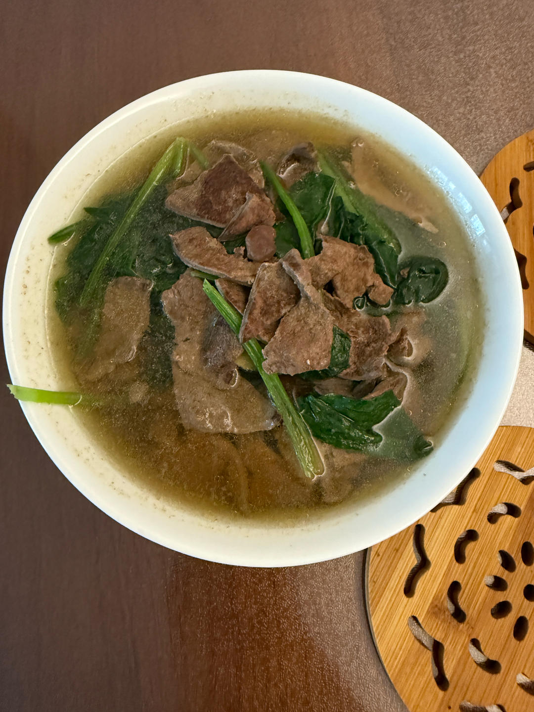 菠菜猪肝汤