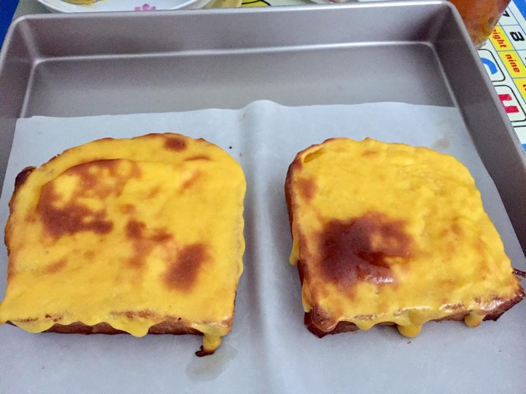乳酪烤吐司片（十分钟早餐）