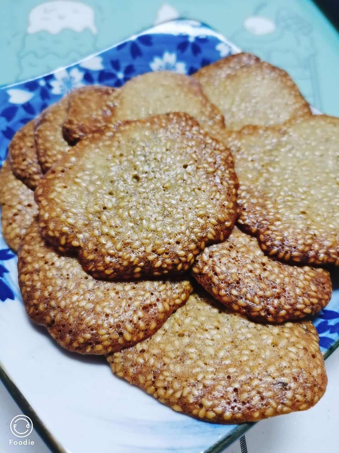 芝麻薄脆～香脆可口，大人小孩都喜欢