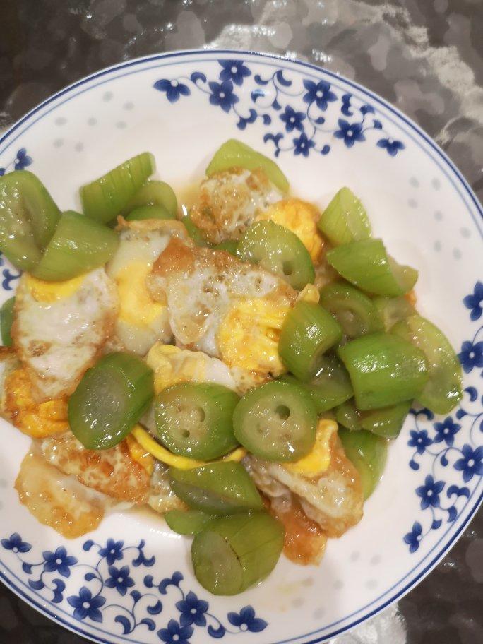 小炒丝瓜荷包蛋