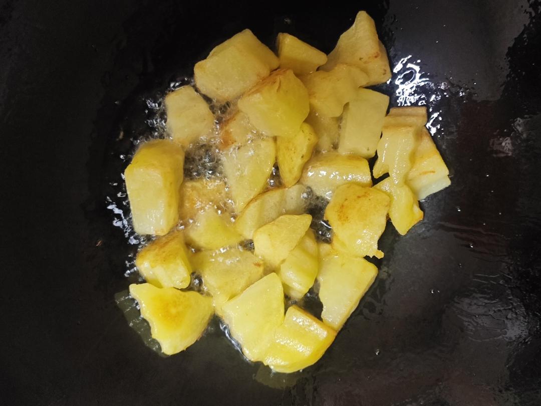 孜然土豆火腿肠 香辣过瘾还便宜！