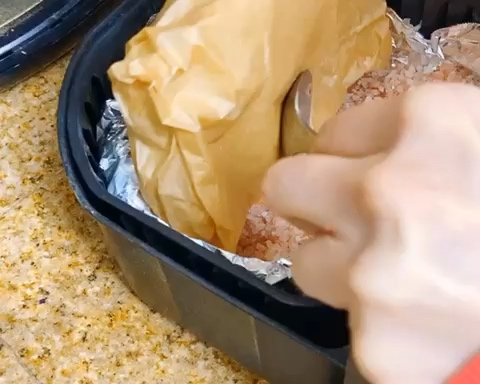 盐焗鸡（空气炸锅版，不需盐焗鸡粉）的做法