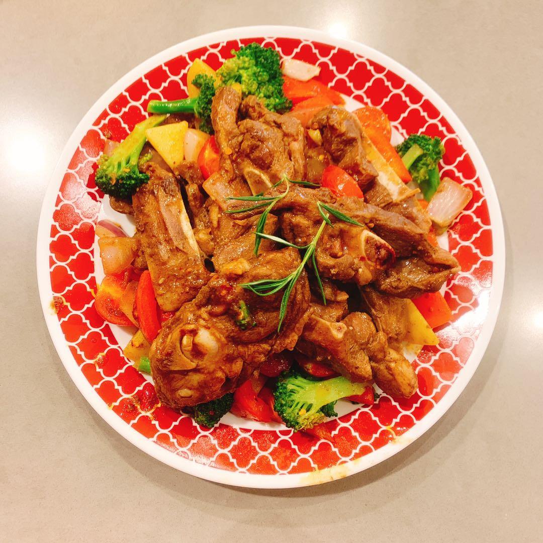 香煎羊腿排