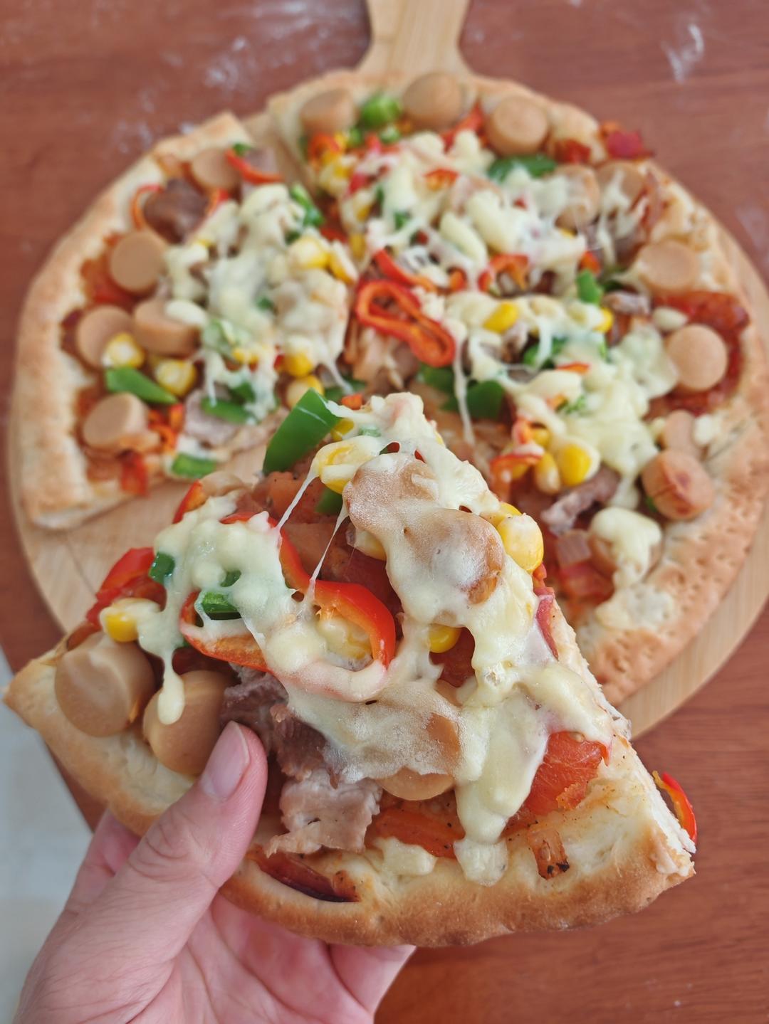 自制披萨（披萨皮、披萨酱）