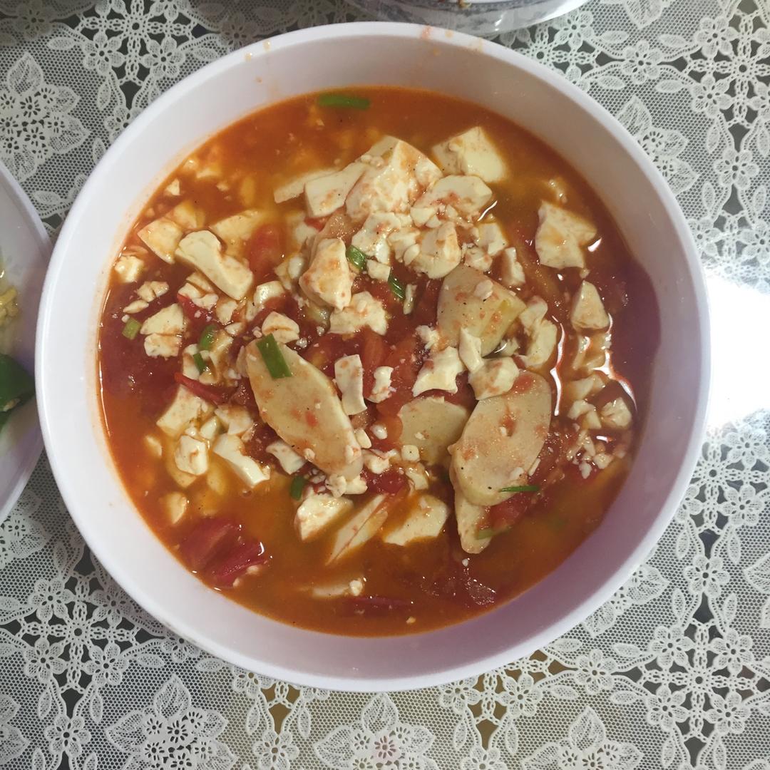 番茄豆腐