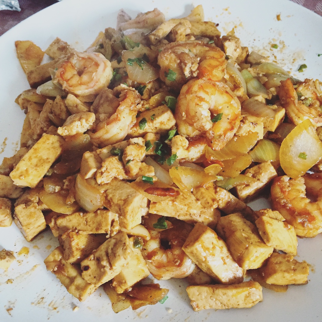 虾仁豆腐