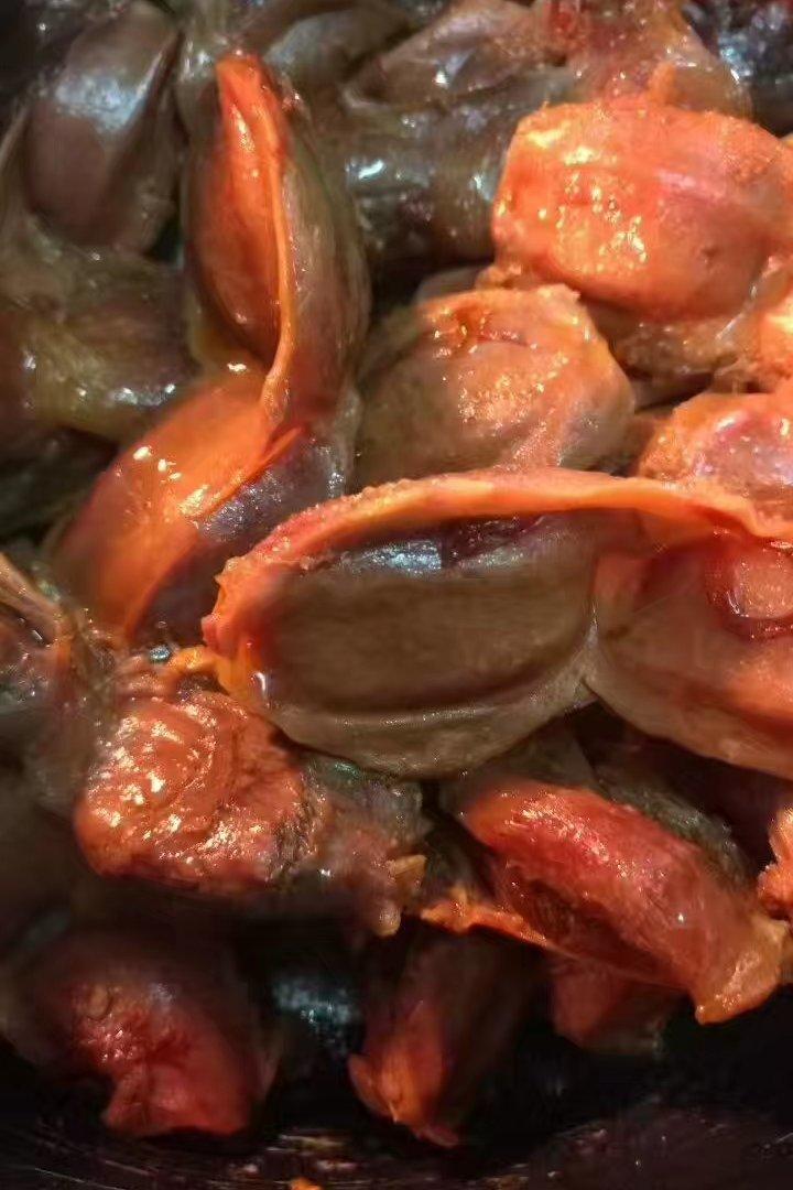 孤云仙鹤15171894751做的香辣卤鸭胗
