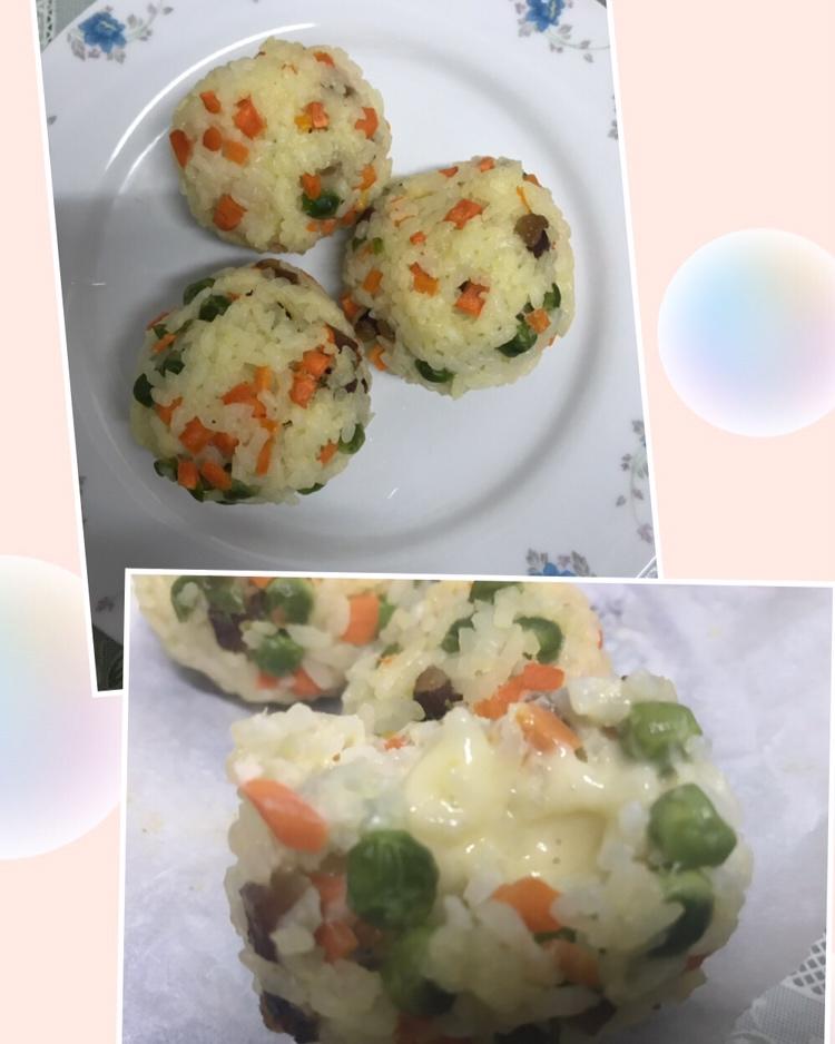 流心芝士烤饭团