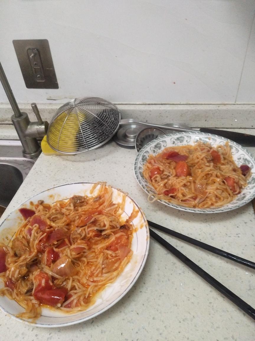 番茄肉酱意大利面