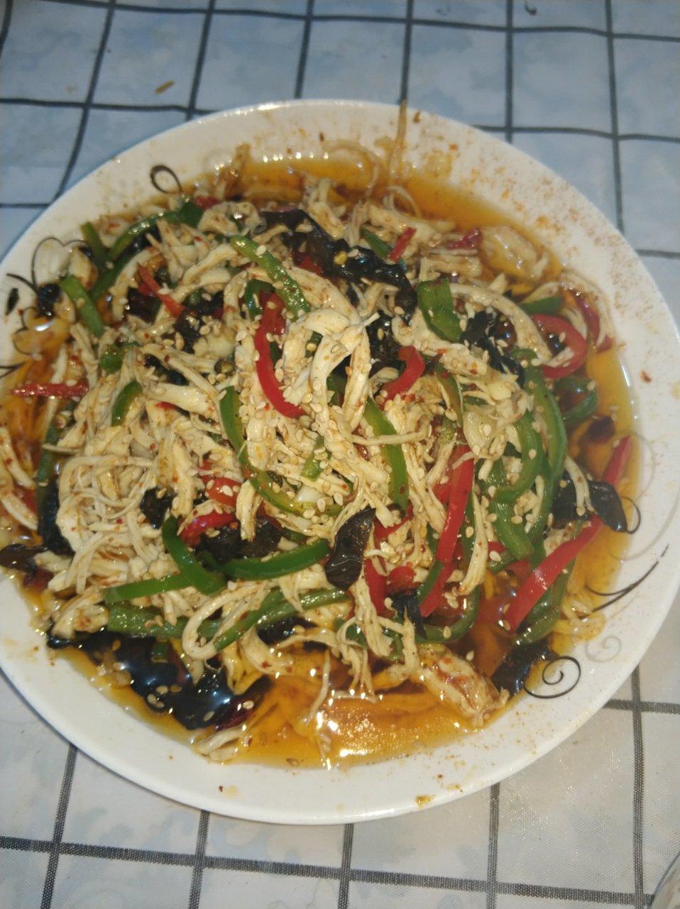 麻辣鸡丝￨吃不胖超级过瘾