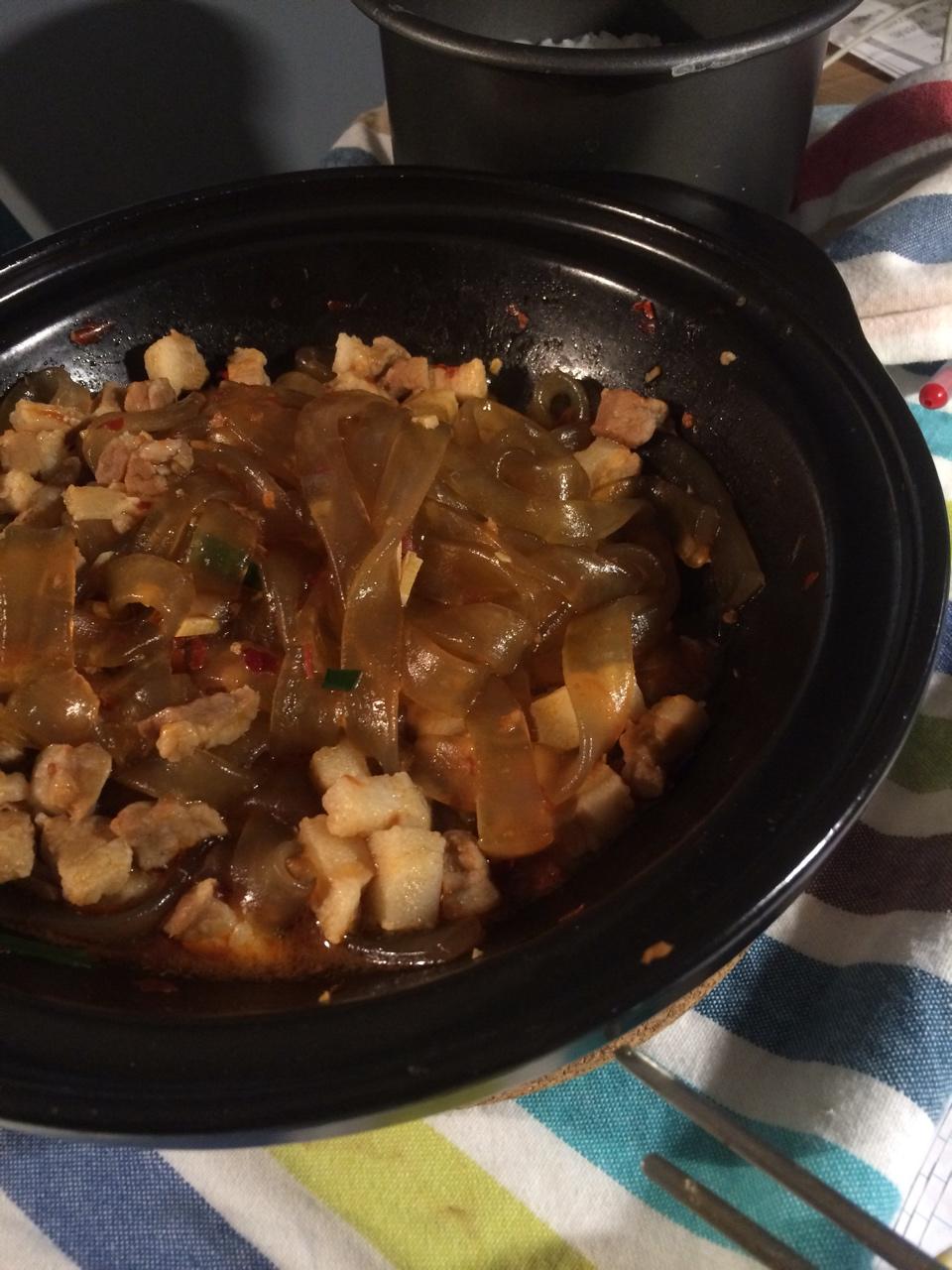 肉末粉丝煲