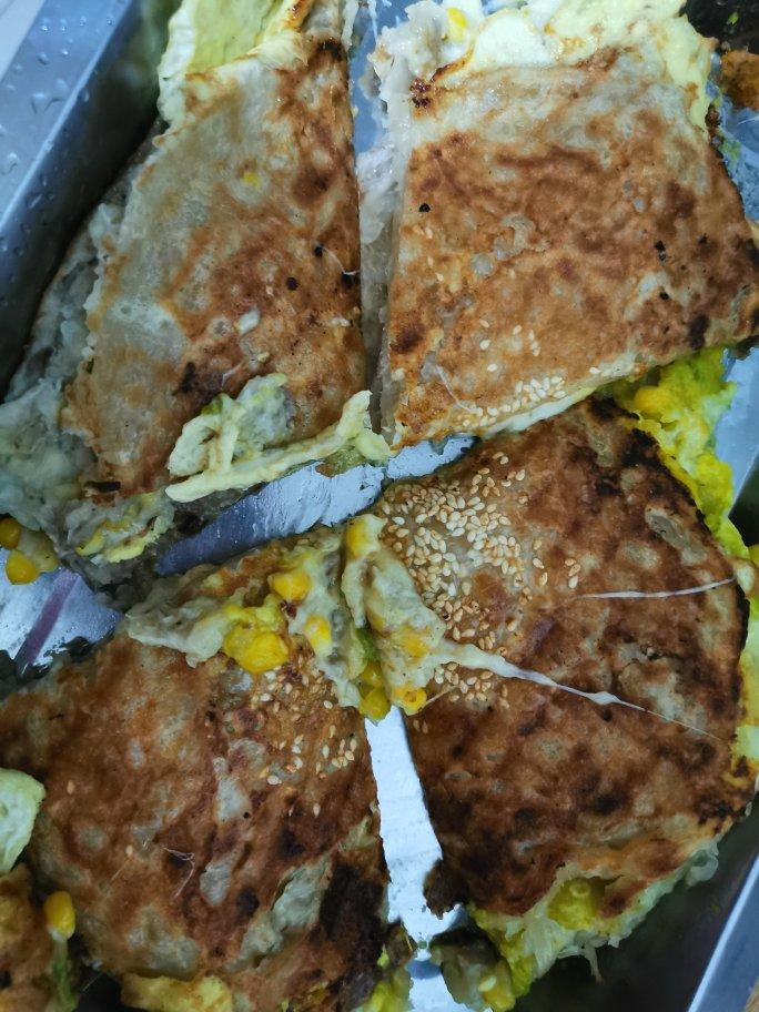 万能手抓饼👉能拉丝的手抓饼香蕉酥❗️巨好吃