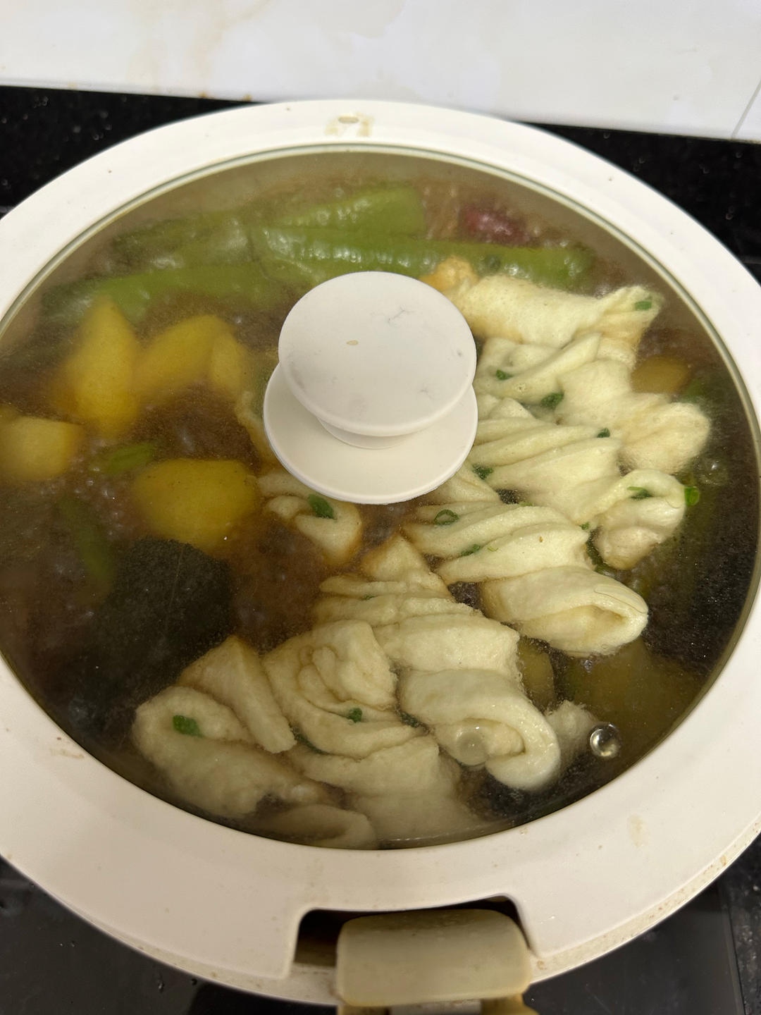 排骨豆角焖卷子