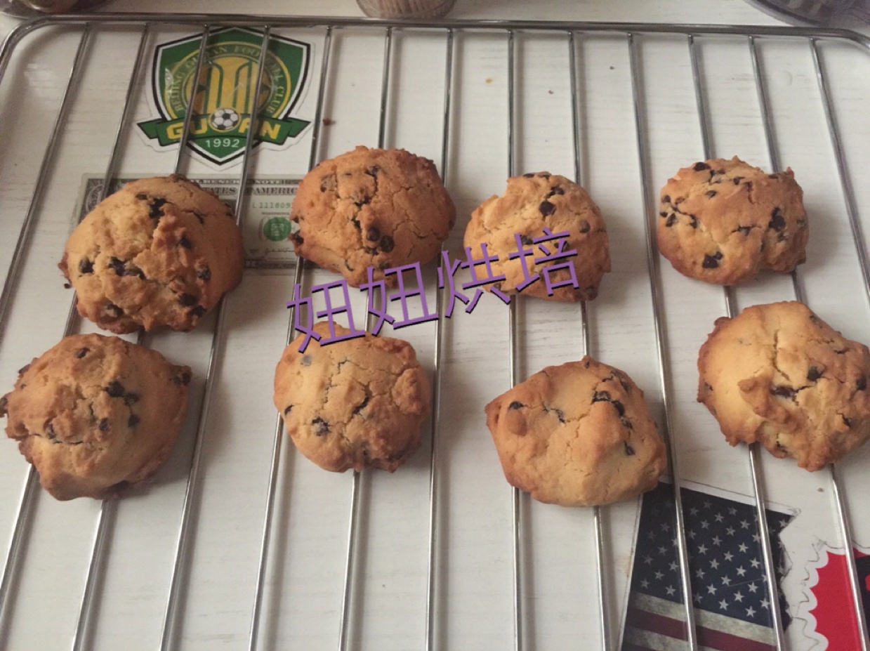 巧克力曲奇饼干 Chocolate Chip Cookies