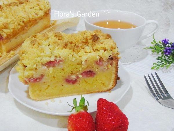 草莓奶酥年糕的做法