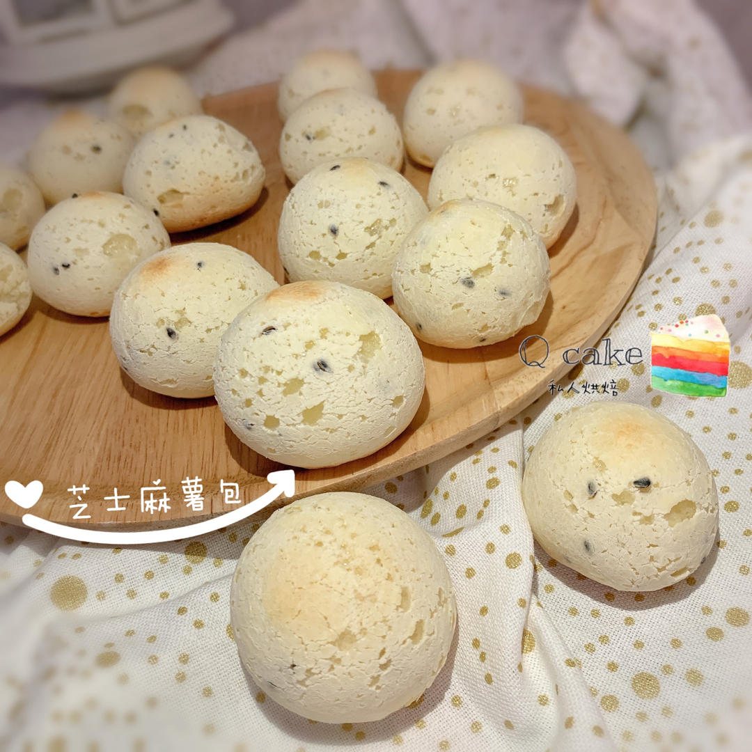 拒绝预拌粉的麻薯面包