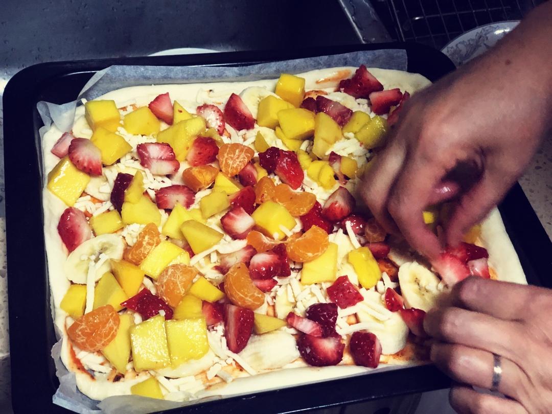 好评无数的水果披萨