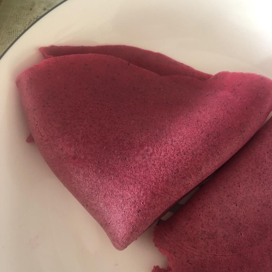 红心火龙果鸡蛋软饼