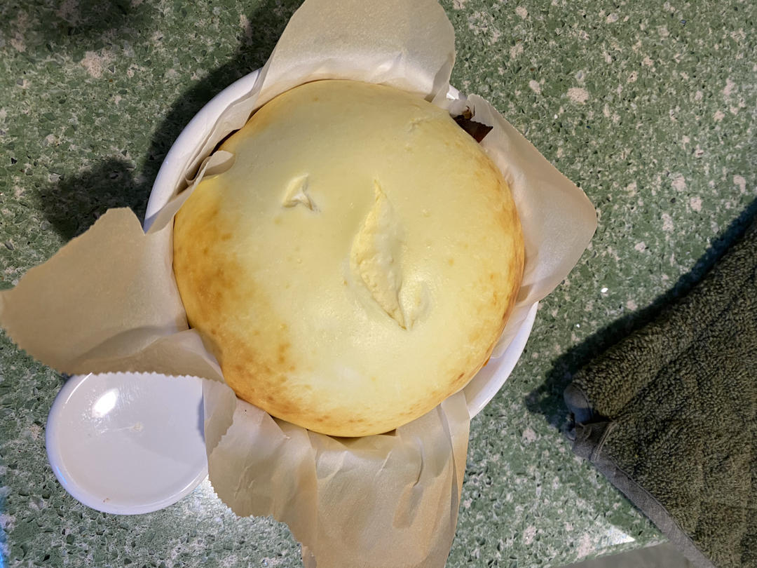 酸奶做的超低卡巴斯克式伪芝士蛋糕