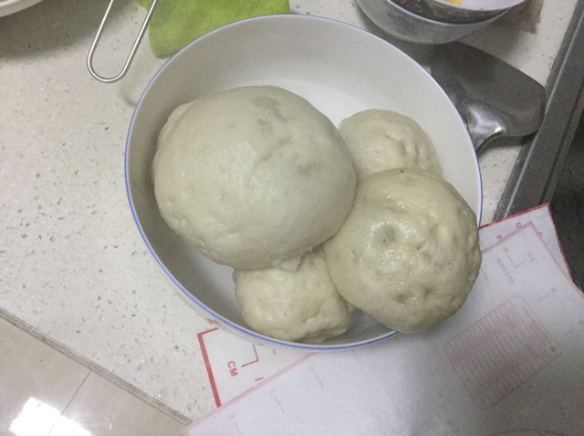 面包机发面蒸馒头