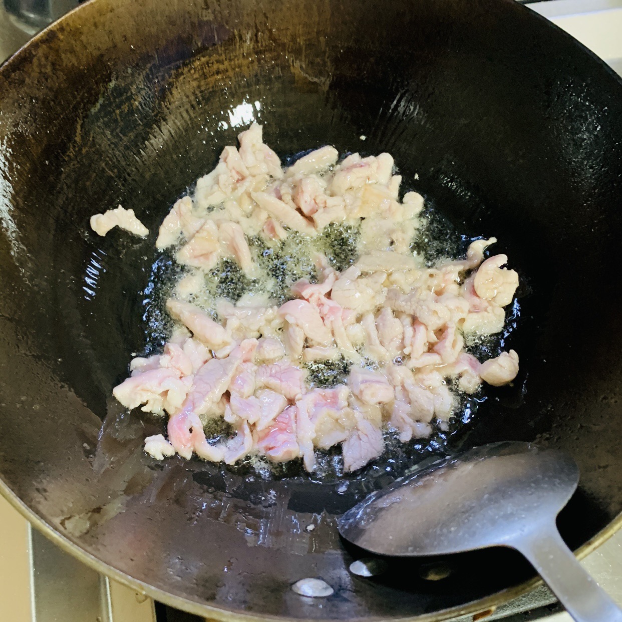 肉片烧蘑菇（口蘑版）的做法 步骤4