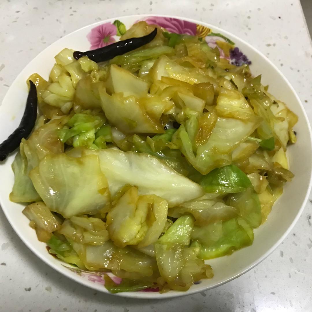 炝炒包心菜
