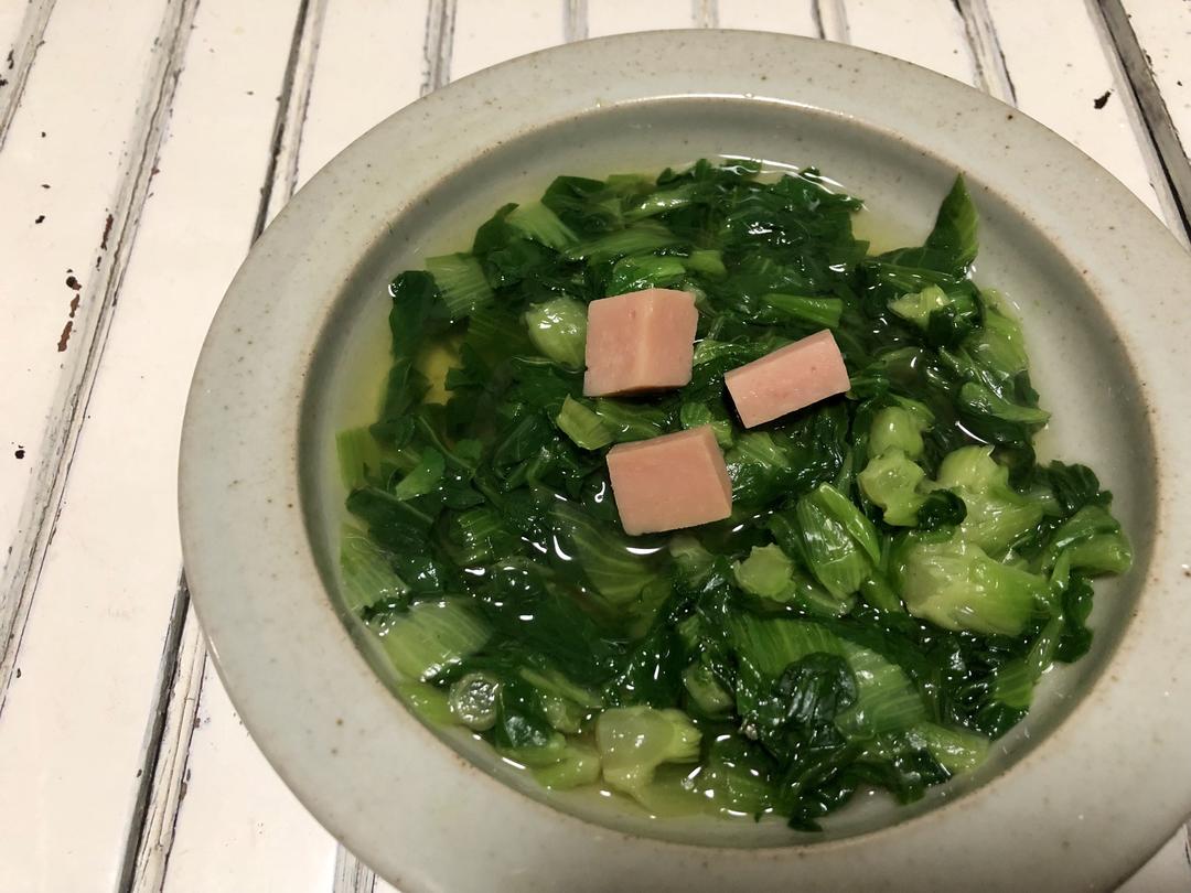 上汤上海青的做法