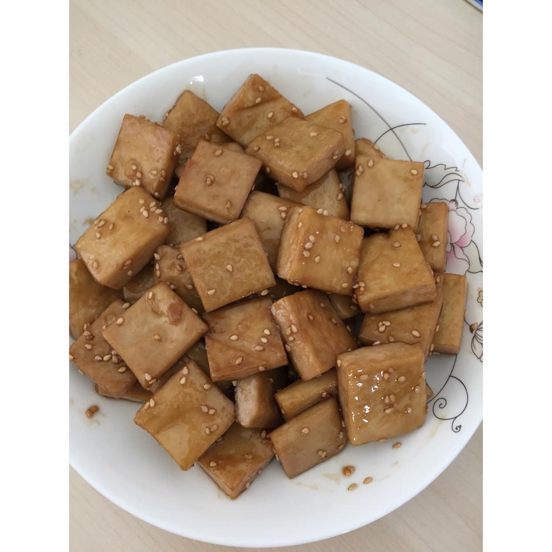 蜜汁豆干
