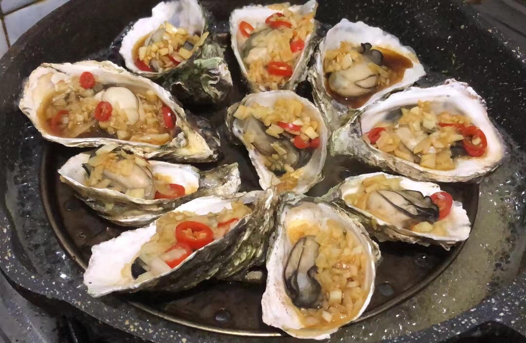 美美美猫儿做的捞汁生蚝