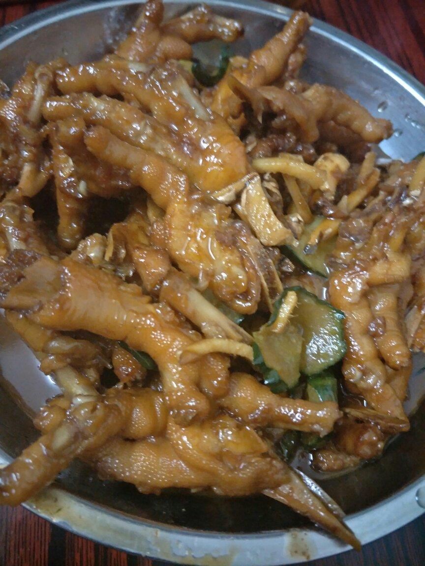 香辣烧鸡爪