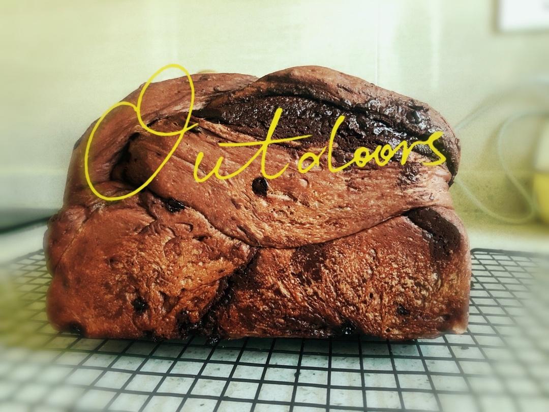 雪山巧克力吐司（巧克力奥利奥吐司面包）