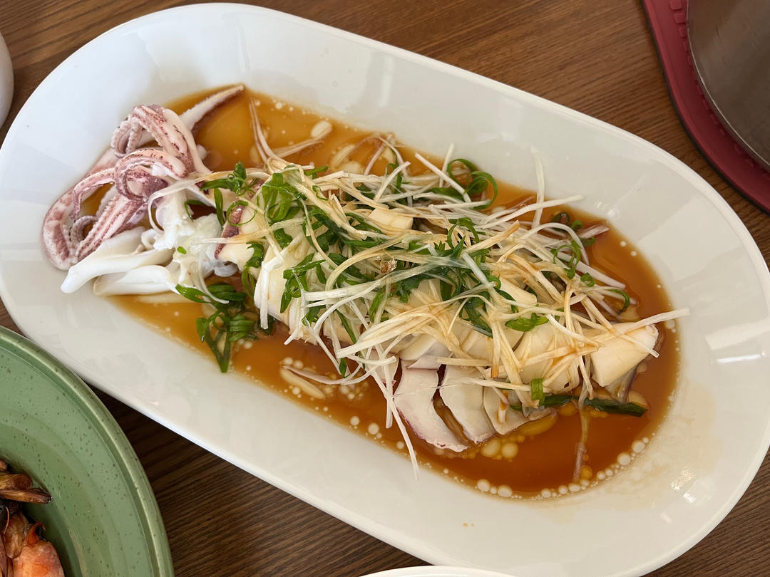 白灼鱿鱼（含葱丝切法） <302小厨房>