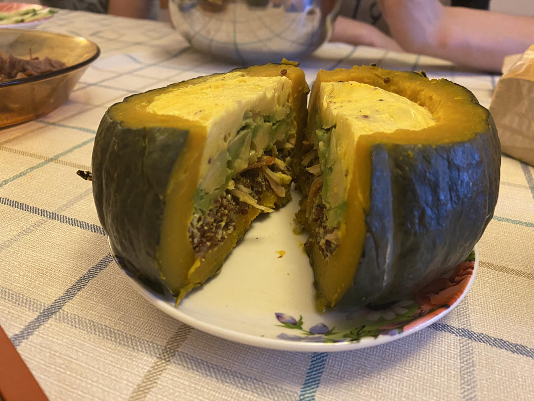 藜麦紫薯南瓜窝蛋塔✨