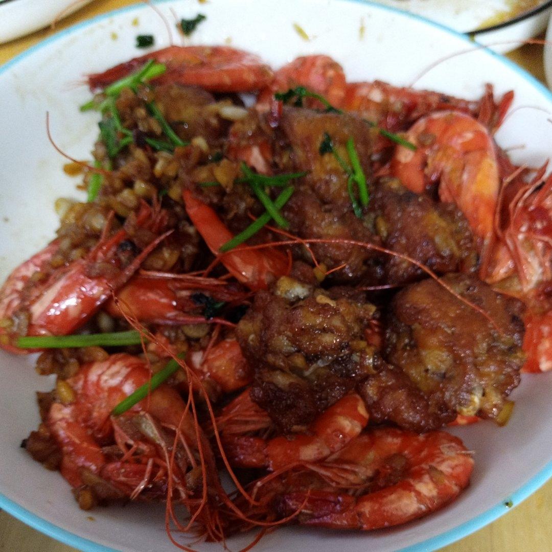 蒜蓉炒大虾
