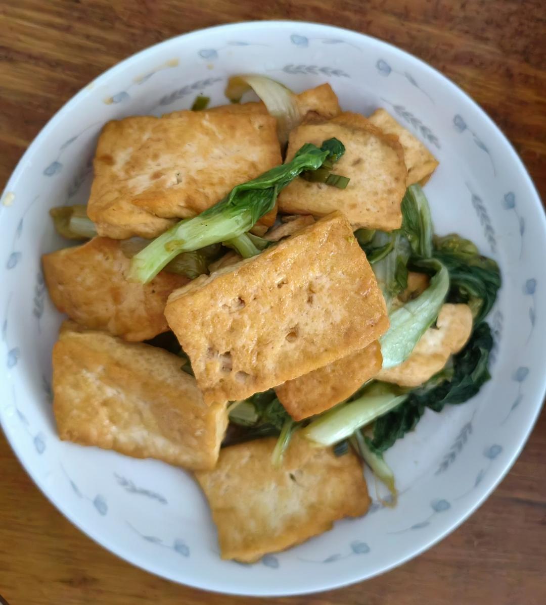 小青菜炕豆腐（小白易做家常菜）