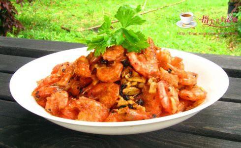 豆豉香酥虾的做法