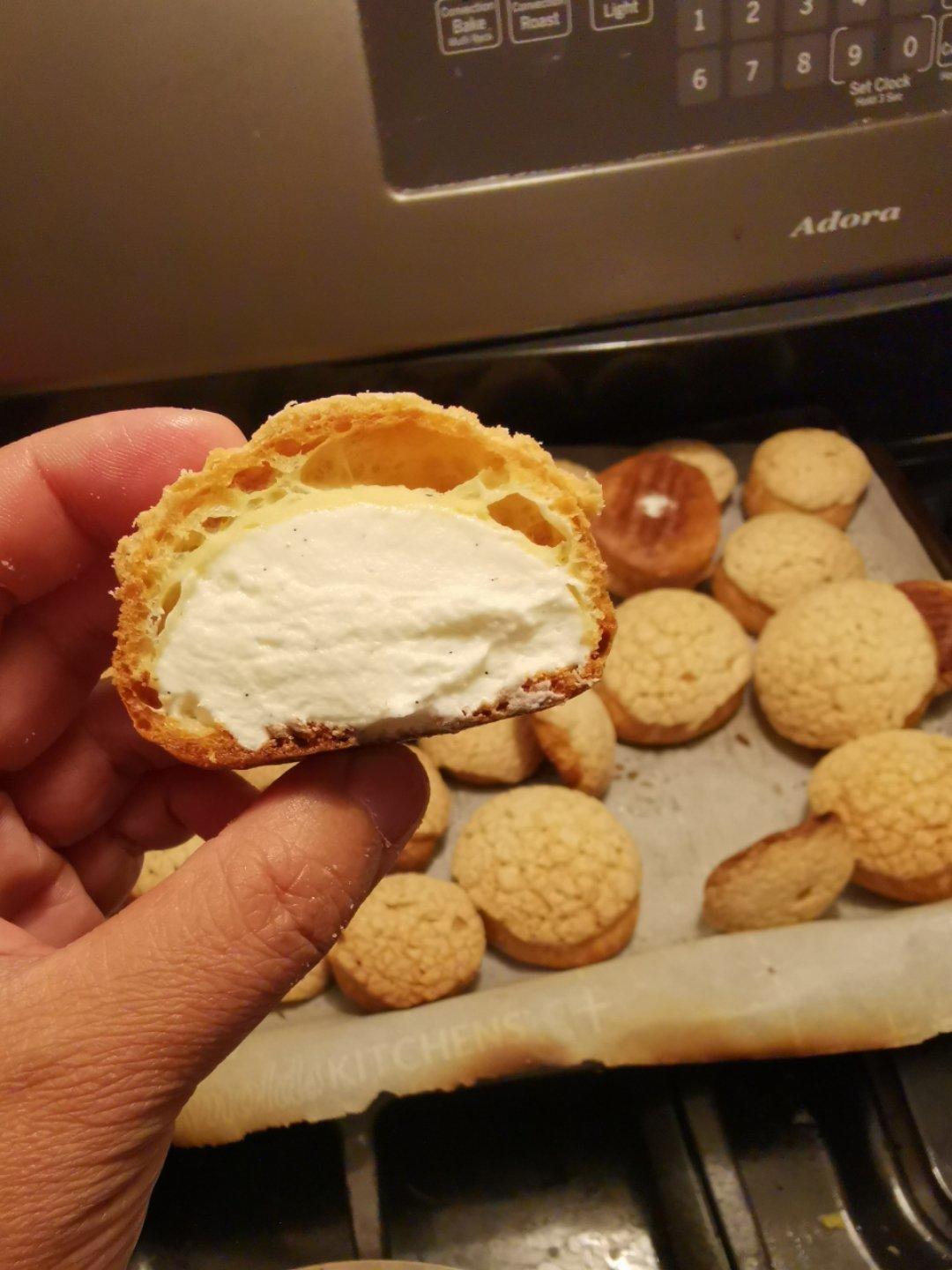 十分美味的酥皮泡芙