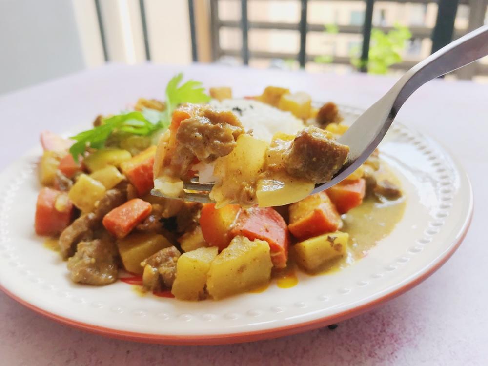 低脂印度咖喱鸡肉饭的做法