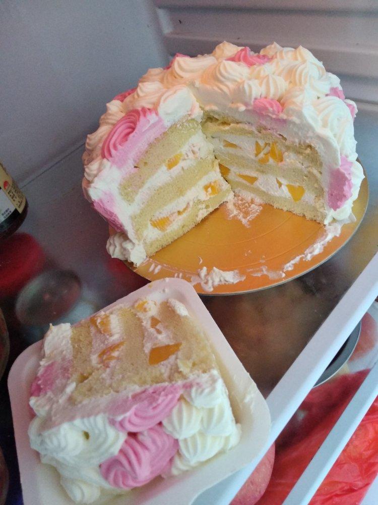 6寸原味戚风蛋糕