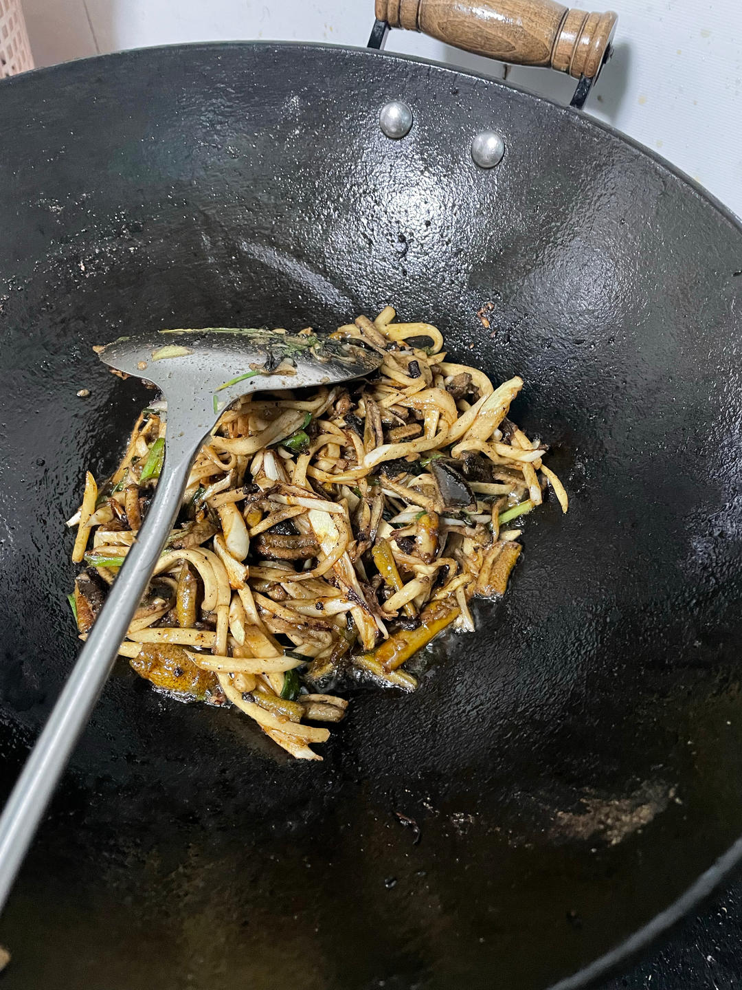 茭白炒鳝丝
