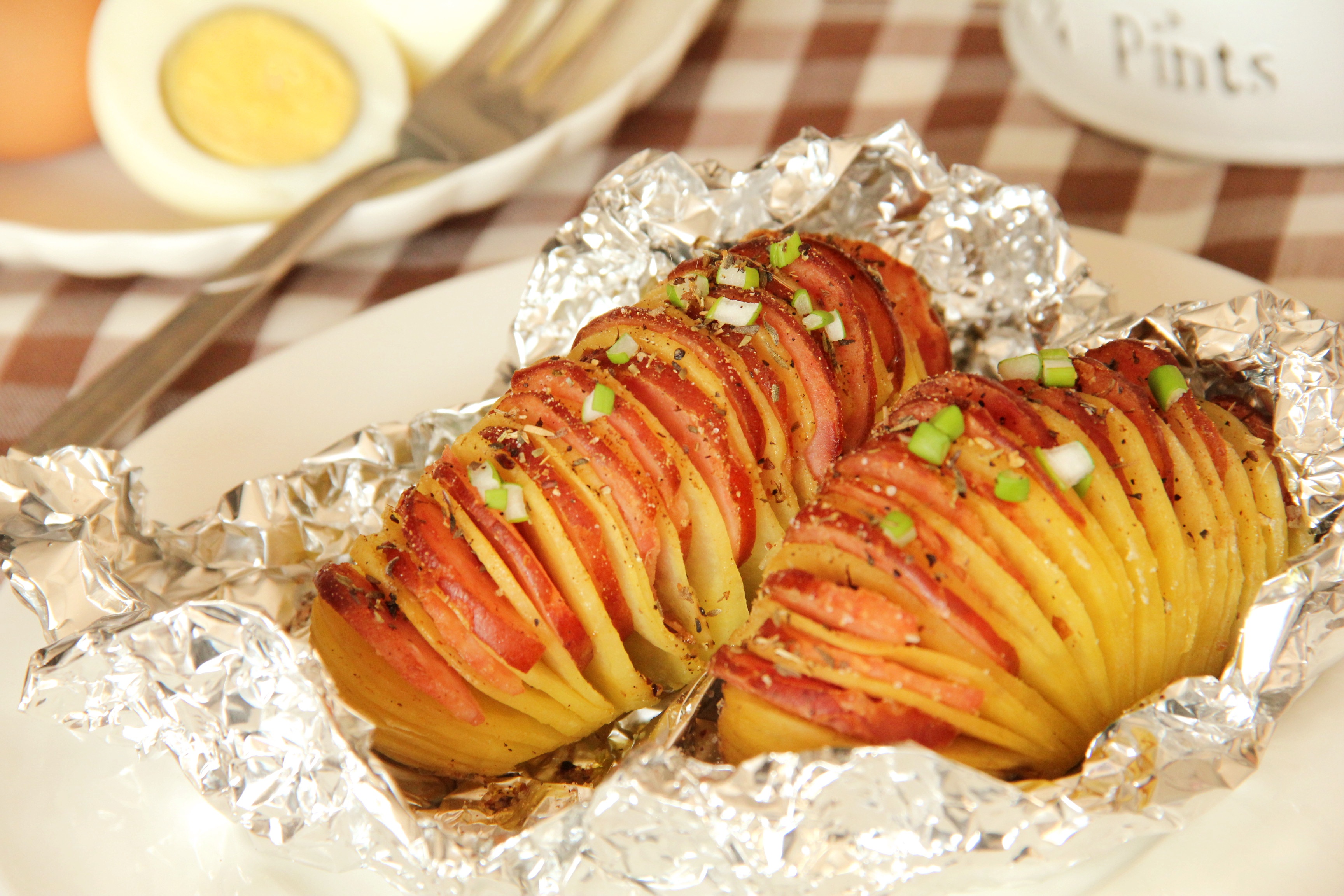 土猫少年做的培根风琴土豆片