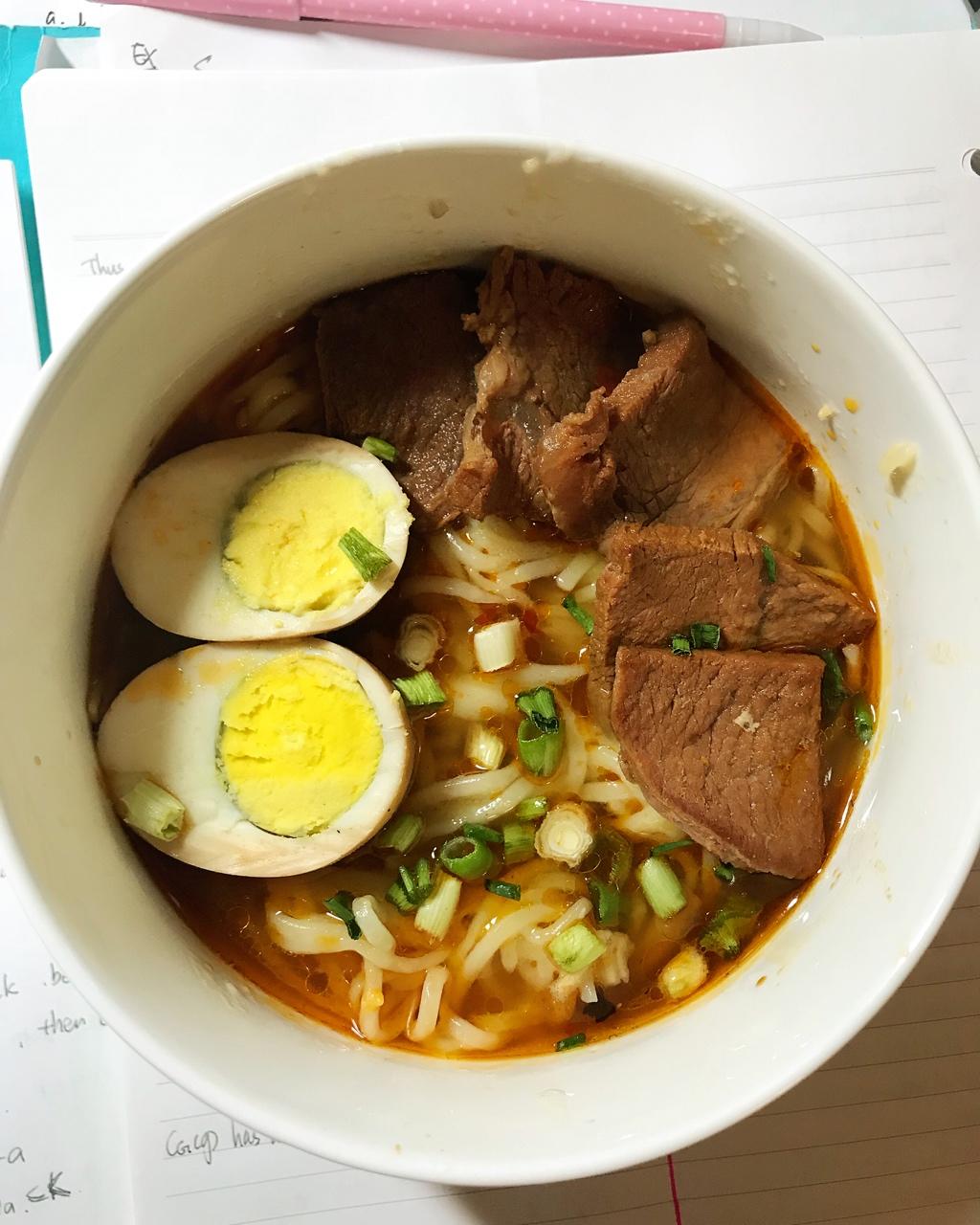 家常红烧牛肉面