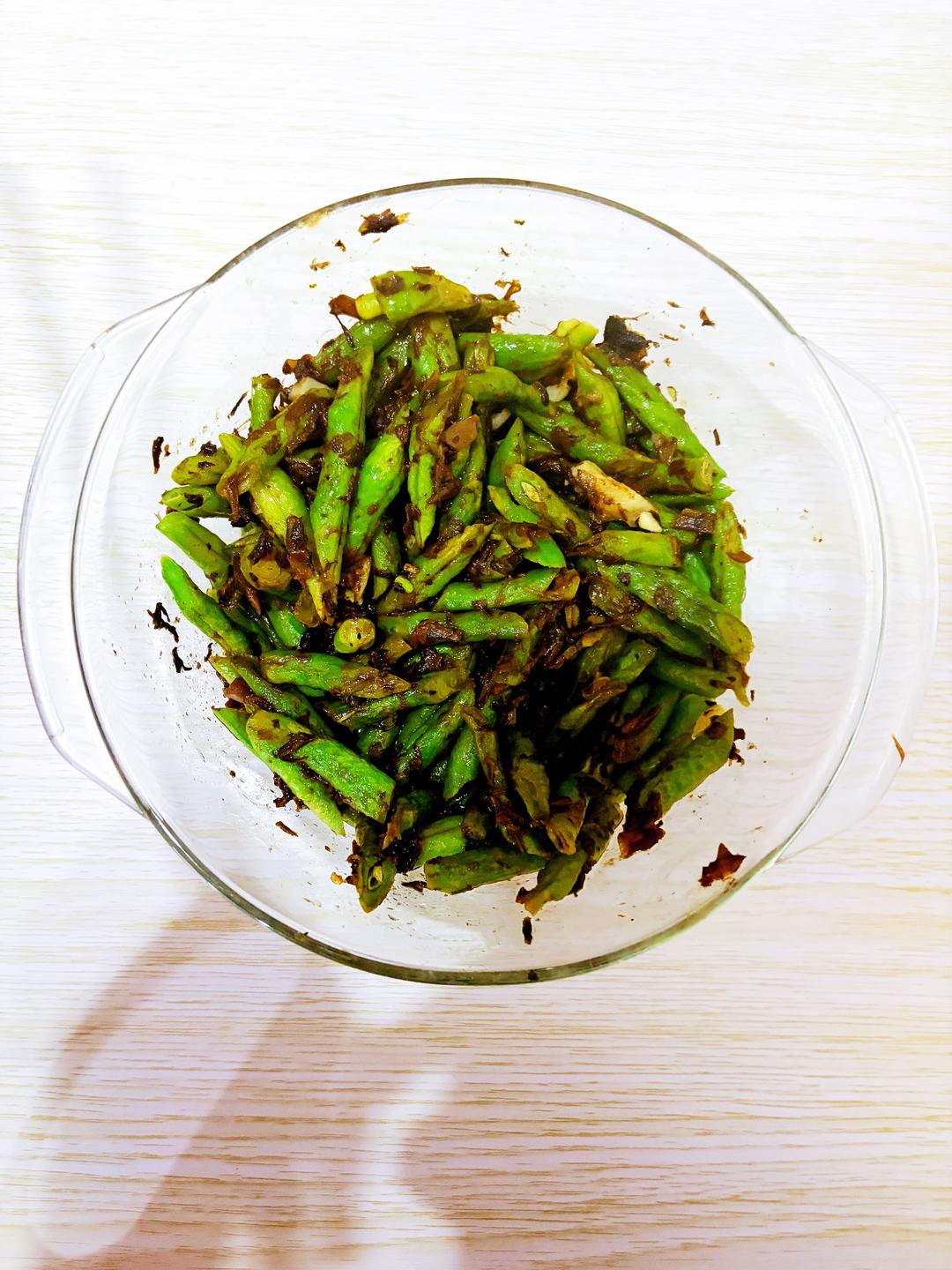 超快手の微波炉系列！橄榄菜四季豆！超下饭！！！