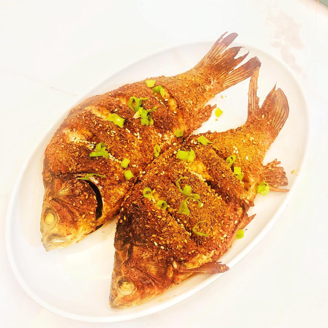 零失误空气炸锅烤鲫鱼