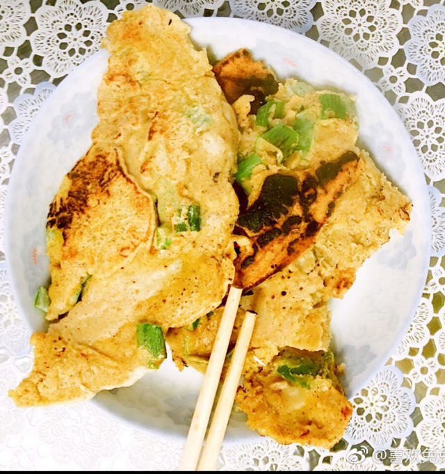 葱花鸡蛋饼