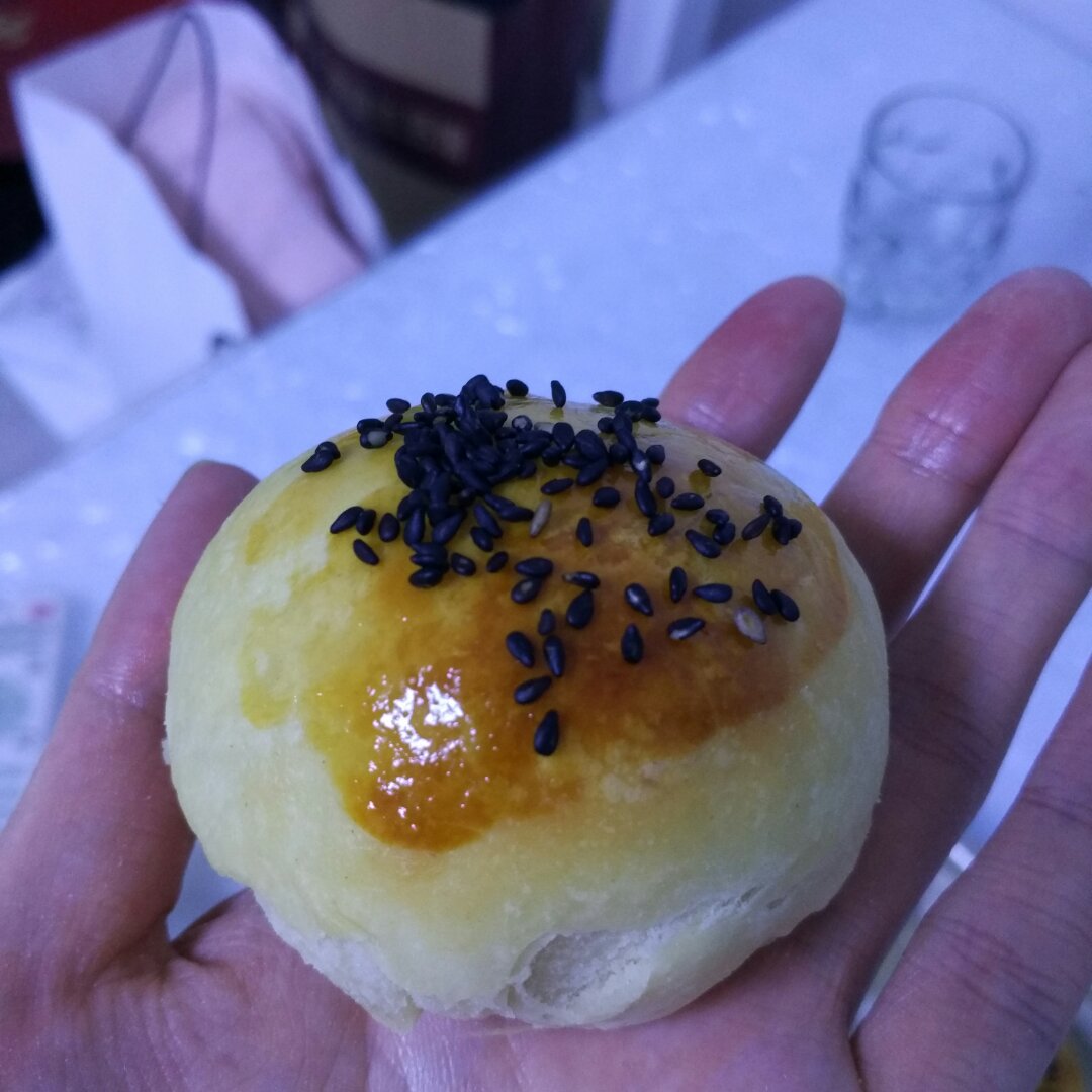 椒盐酥饼（自制椒盐芝麻馅）