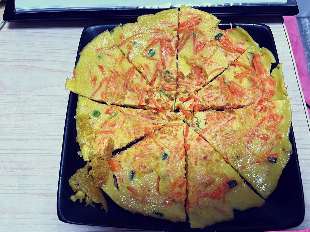 营养早餐 胡萝卜鸡蛋饼