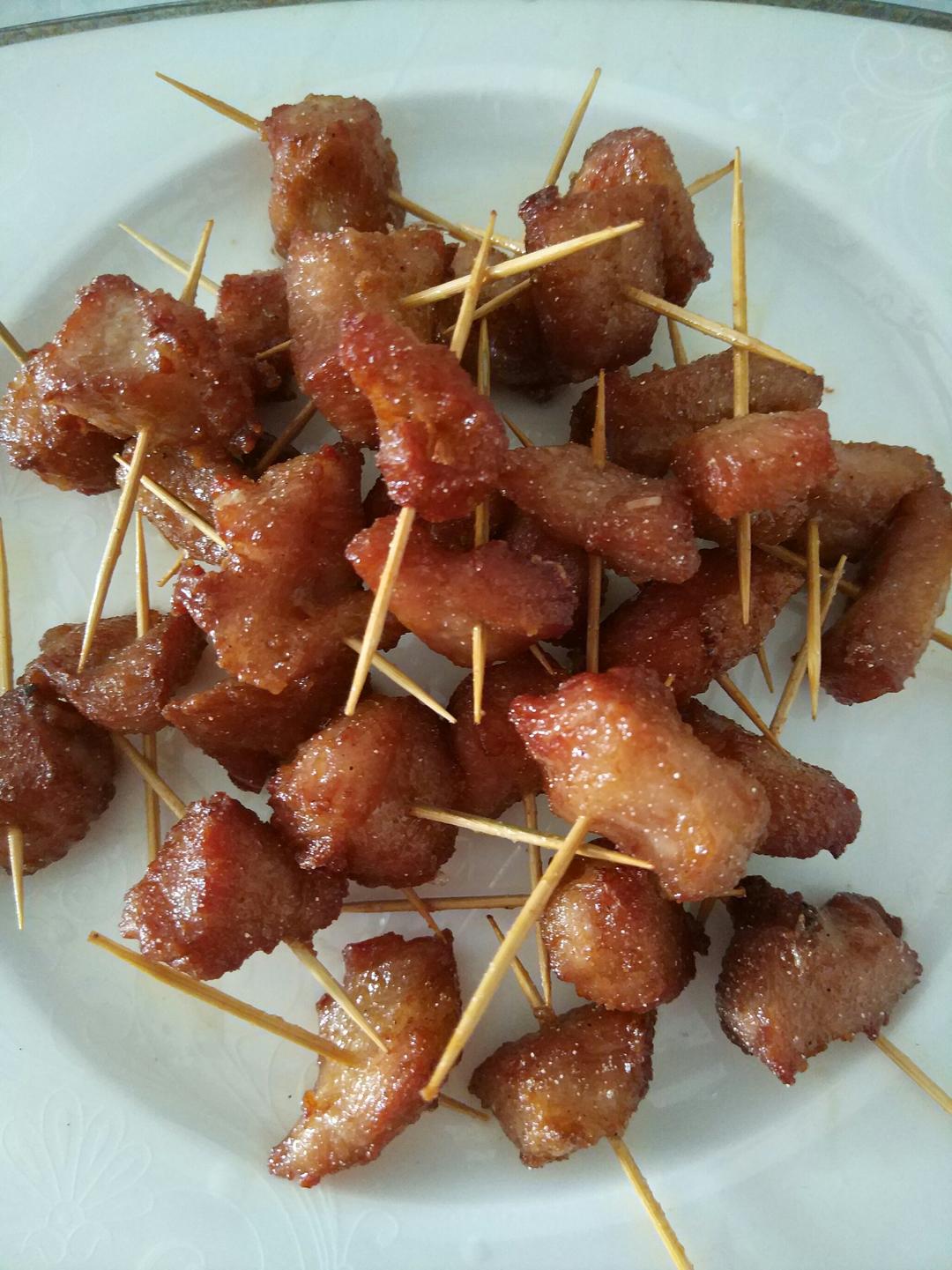 手机用户5998_v9eo做的牙签肉