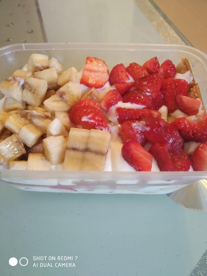 水果盒子蛋糕（低糖低油版）